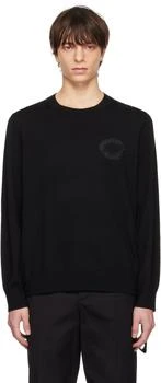 Burberry | Black Oak Leaf Crest Sweater 