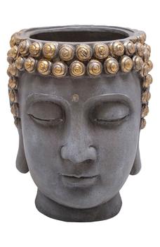 商品SAGEBROOK Resin Buddha Head Flower Pot图片