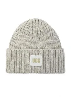 UGG | UGG Logo Patch Turn-Up Brim Beanie 5.7折