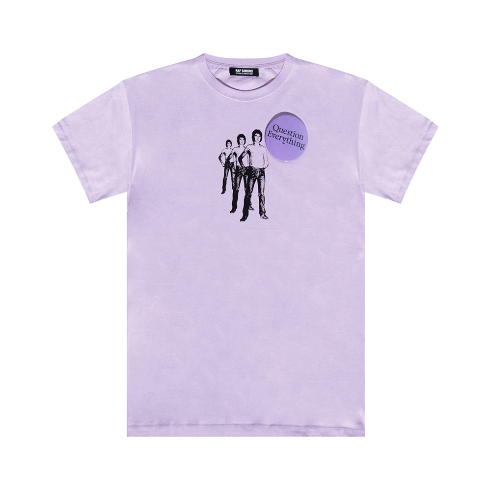 推荐RAF SIMONS 男紫色男士T恤 211M122-0053商品