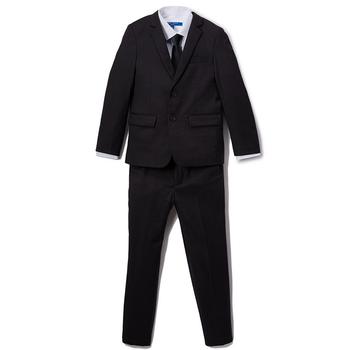 商品Perry Ellis | Big Boy's 5-Piece Shirt, Tie, Jacket, Vest and Pants Solid Suit Set,商家Macy's,价格¥970图片