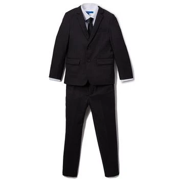 Perry Ellis | Big Boy's 5-Piece Shirt, Tie, Jacket, Vest and Pants Solid Suit Set,商家Macy's,价格¥997