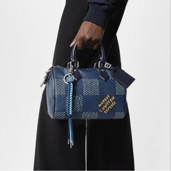 Louis Vuitton | 【预售3-7天】LV/路易威登 男士蓝色金属钥匙扣/包袋挂饰,商家IWCOCO,价格¥3459