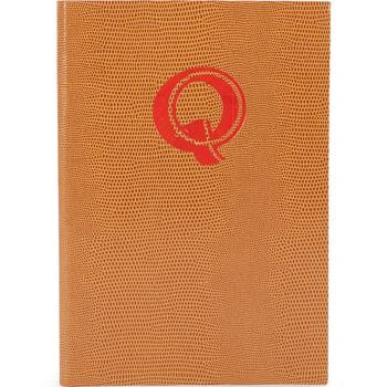 Sloane Stationery | Letter q designer notebook in brown,商家BAMBINIFASHION,价格¥297