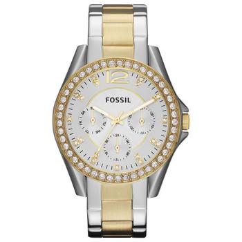 Fossil | Women's Riley Two Tone Stainless Steel Bracelet Watch 38mm商品图片,5折