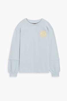 推荐Embroidered printed cotton-fleece sweatshirt商品