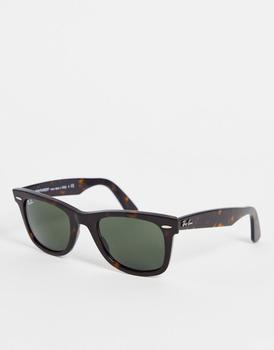 推荐Ray-Ban original wayfarer classic sunglasses in brown商品