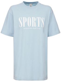 Sporty & Rich | Lvr Exclusive Sports Logo T-shirt商品图片,3.4折