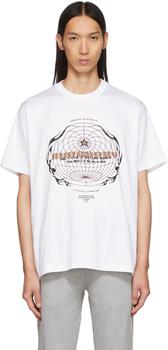 男装burberry t恤, Burberry | 白色 Globe Graphic Oversized T 恤商品图片 