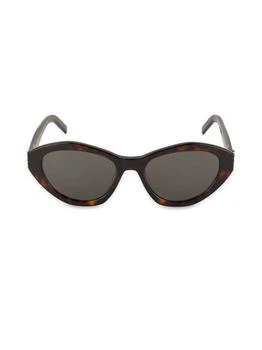 Yves Saint Laurent | 54MM Oval Sunglasses,商家Saks OFF 5TH,价格¥1593