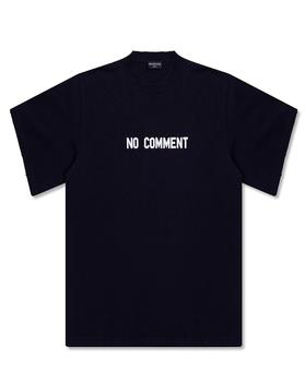 Balenciaga | Balenciaga No Comment Printed Crewneck T-Shirt商品图片,9.6折
