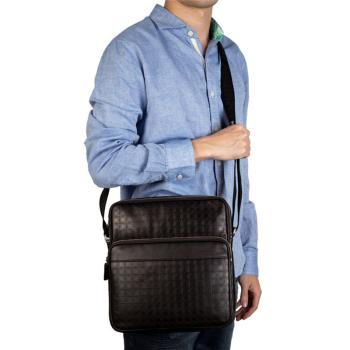 牛皮菲拉格慕皮带, Salvatore Ferragamo | Salvatore Ferragamo 菲拉格慕 男士深咖色牛皮单肩斜挎包 24-9541-0556947商品图片 满$100享9.5折, 满折