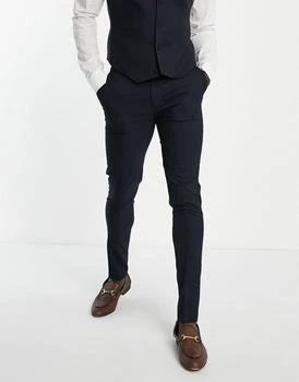 ASOS | ASOS DESIGN skinny suit trousers in navy 