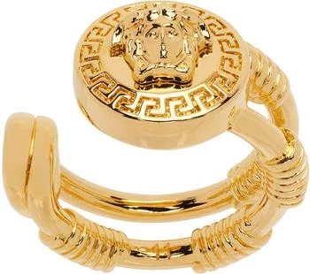 Versace | Gold Safety Pin Ring,商家SSENSE CA,价格¥1999