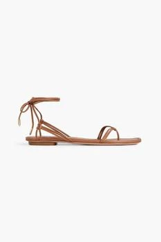 Aquazzura | Esvedra lace-up leather sandals 5.0折