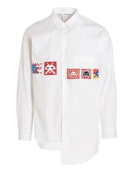 推荐Comme des Garçons Shirt Graphic Printed Buttoned Shirt商品
