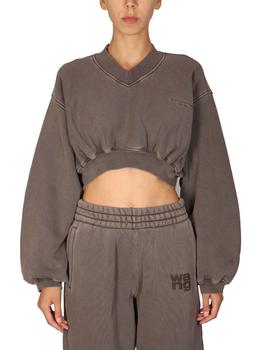 alexander wang卫衣, Alexander Wang | Alexander Wang Women's Brown Other Materials Sweatshirt商品图片 