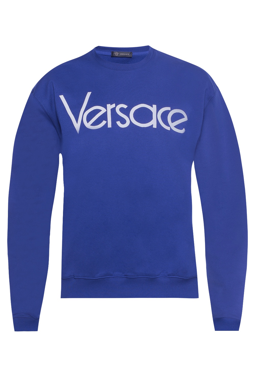 范思哲卫衣好用吗, Versace | VERSACE 男士宝蓝色棉质圆领卫衣 A80470-A217878-A902P商品图片 独家减免邮费