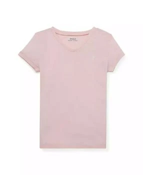 Ralph Lauren | Big Girls Cotton Jersey V-Neck T-shirt,商家Macy's,价格¥159