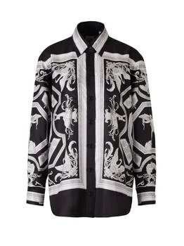 Burberry | Burberry Statue Printed Long-Sleeved Shirt 6.7折