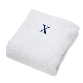 Superior | Monogrammed 100% Combed Cotton Lounge Chair Towel Cover Q - Z,商家Premium Outlets,价格¥325