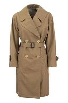 Max Mara | VTRENCH - DRIP-PROOF COTTON TWILL OVER TRENCH COAT,商家Boutiques Premium,价格¥4134
