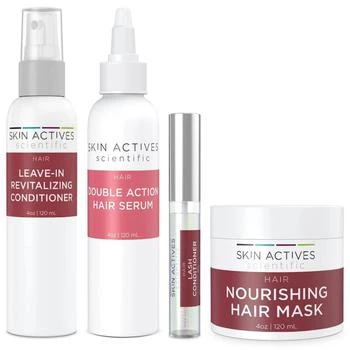 Skin Actives Scientific | Hair Care Set Hair Conditioner, 4oz Hair Mask, Brow & Lash Conditioner, Hair Serum,商家Verishop,价格¥813