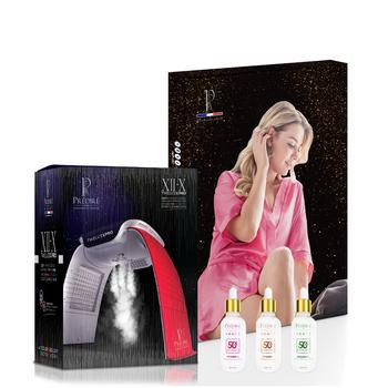 product Collagen Boost Skin Infusion Serums & Spa PRO LED Light Therapy Device-Pink Robe image