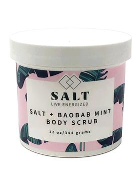 商品12 oz. Salt + Baobab Mint Body Scrub图片