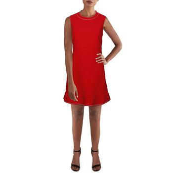 RED Valentino | Red Valentino Womens Open Back Mini Shift Dress商品图片,2.6折×额外9折, 独家减免邮费, 额外九折