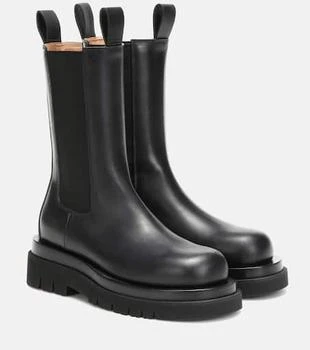 推荐Lug leather ankle boots商品