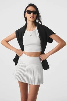 Alo | Grand Slam Tennis Skirt - White,商家Alo yoga,价格¥656