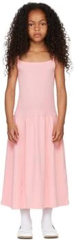 Gil Rodriguez | Kids Pink LaPointe Dropwaist Dress 3.8折