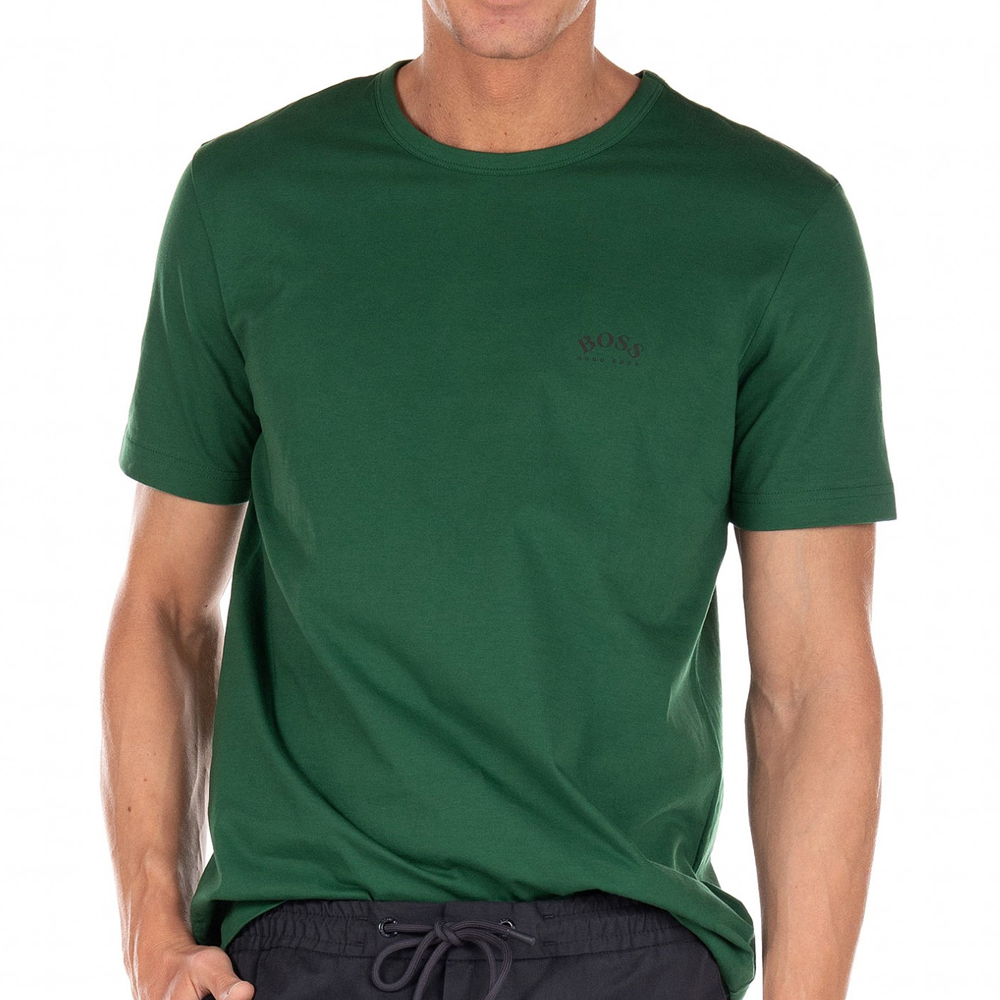 推荐HUGO BOSS 男士绿色T恤 TEECURVED-50412363-308商品