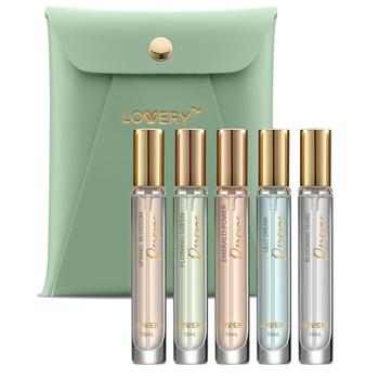 推荐6pc Perfume Set, Floral Scented Eau de Parfum Body Spray with Leather Pouch商品