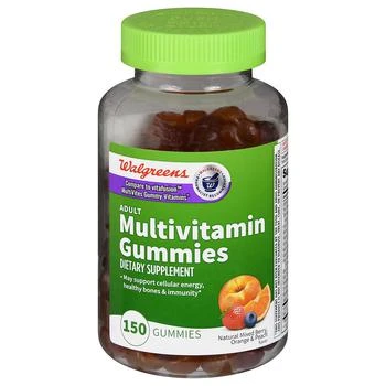 Adult Multivitamin Gummies Natural Mixed Berry, Orange & Peach