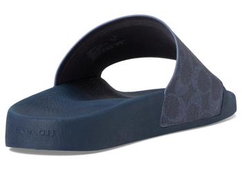 Coach Signature Coated Canvas Pool Slide - Sandals - Free  display picture 3
