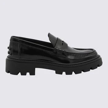 推荐TOD'S BLACK LEATHER LOAFERS商品