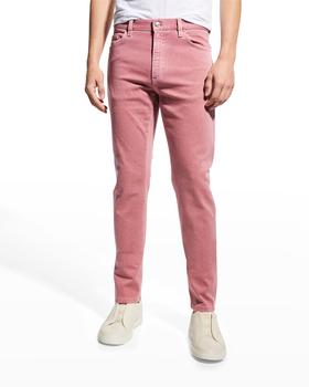 Zegna | Men's Five-Pocket Solid Denim Trousers商品图片,4.8折