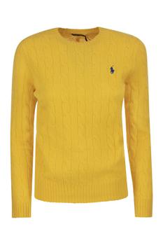 拉夫劳伦毛衣图片, Ralph Lauren | POLO RALPH LAUREN Plaited wool and cashmere crew-neck商品图片 6.6折