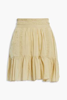 推荐Laraya pleated cotton-voile mini-skirt商品