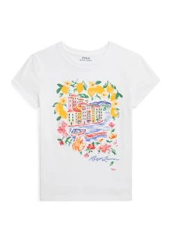 Ralph Lauren | Girls 7-16 Cotton Jersey Graphic T-Shirt,商家Belk,价格¥152
