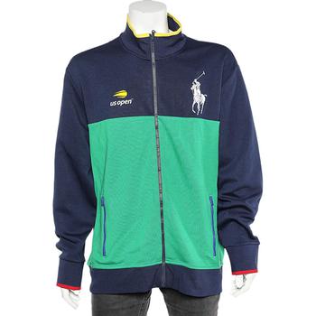 拉夫劳伦夹克推荐, [二手商品] Ralph Lauren | Polo Ralph Lauren for US Open Bicolor Knit Ball Boy Track Jacket XXL商品图片 2.6折