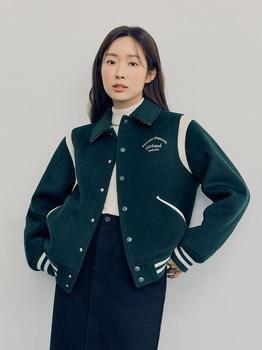 商品Marithe Francois Girbaud | Marithe Varsity Jacket (Dark Green),商家W Concept,价格¥899图片