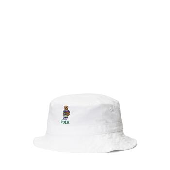 ralph lauren bear, Ralph Lauren | Polo Bear Cotton Twill Bucket Hat (Big Kids)商品图片 