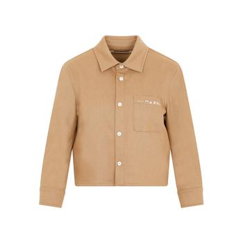 Marni | Marni Logo Embroidered Buttoned Shirt商品图片,5.3折