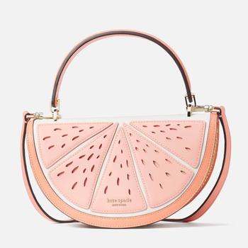 Kate Spade Surprise, Kate Spade | Kate Spade New York Women's Squeeze Wicker Grapefruit Cross Body Bag - Pink Moon商品图片 