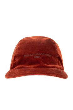 推荐Stella McCartney Logo-Embroidered Curved Peak Baseball Cap商品