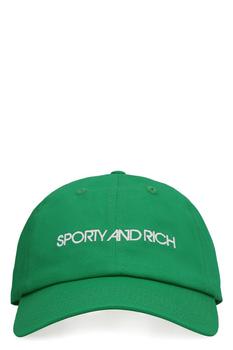 Sporty & Rich | Sporty & Rich Logo-Embroidered Cap商品图片,5.7折