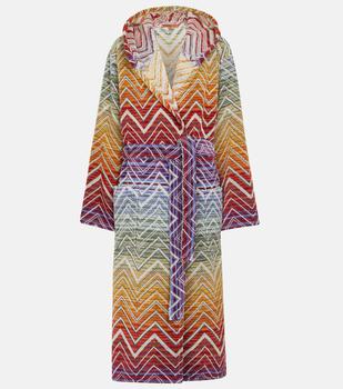 商品Missoni | Tolomeo hooded cotton robe,商家MyTheresa,价格¥2036图片